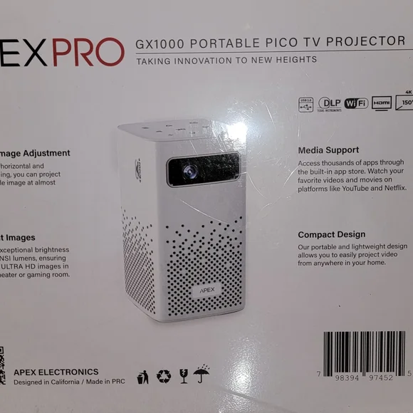 ApexPro GX1000 Portable Projector